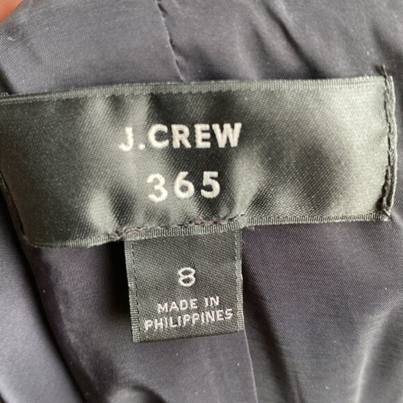 J.Crew 365 Stretch Twill Blazer Going Out Jacket Size 8 Black - Picture 13 of 16